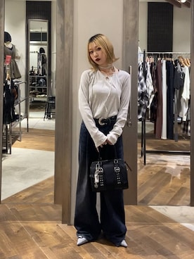 「JEANASIS（ジーナシス）のアイテム」を使った、yuki1gouさん（レディース・152cm）の夏コーディネート