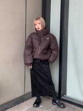 「JEANASIS（ジーナシス）のアイテム（スカート）」を使った、yuki1gouさん（レディース・152cm）の秋コーディネート