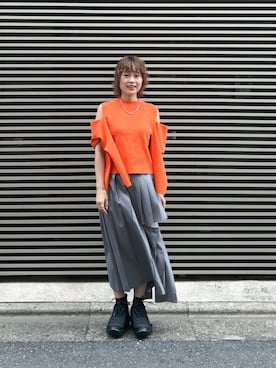 「grounds（グラウンズ）のアイテム」を使った、ery928 さん（レディース・152cm）の夏コーディネート