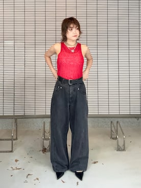 「FETICO（フェティコ）のアイテム」を使った、ery928 さん（レディース・152cm）の夏コーディネート
