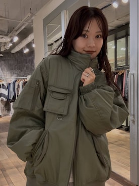 「アイテム（スウェットパンツ）」を使った、HARUさん（レディース・163cm・20代）の秋コーディネート