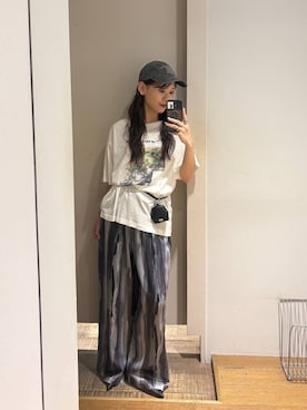 「JEANASIS（ジーナシス）のアイテム（キャップ）」を使った、HARUさん（レディース・163cm）の春コーディネート