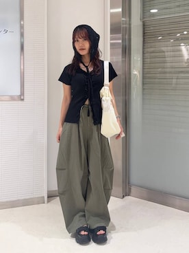 HARUさん（レディース・163cm）の夏コーディネート