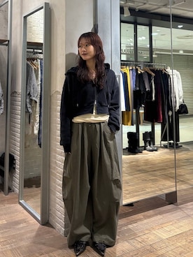 「JEANASIS（ジーナシス）のアイテム（パンツ）」を使った、HARUさん（レディース・163cm）の夏コーディネート