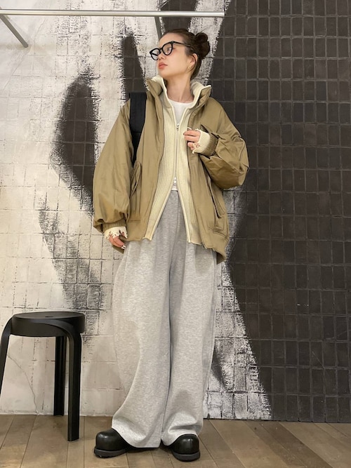 状況対応マネジャー P.ハーシー セール】5GアゼダブルZIPニットフーディー/602216（パーカー