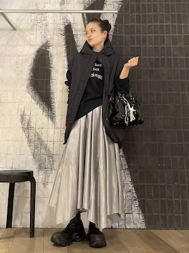 「アイテム（PC・スマホグッズ/家電）」を使った、AI_YOSHIHARAさん（レディース・165cm）の冬コーディネート