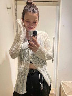 「アイテム（キーホルダー）」を使った、AI_YOSHIHARAさん（レディース・165cm）の秋コーディネート