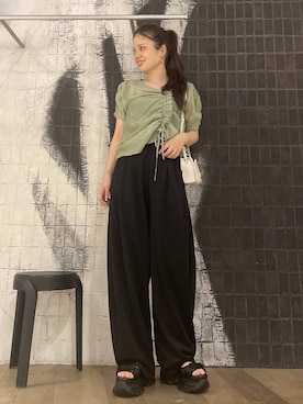 AI_YOSHIHARAさん（レディース・165cm）の夏コーディネート