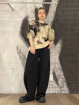 「JEANASIS（ジーナシス）のアイテム」を使った、AI_YOSHIHARAさん（レディース・165cm）の秋コーディネート