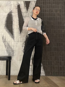 AI_YOSHIHARAさん（レディース・165cm）の春コーディネート