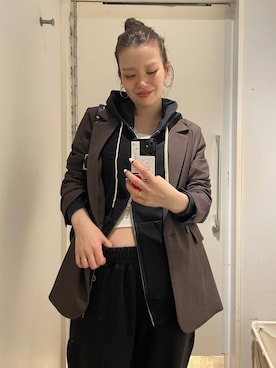 AI_YOSHIHARAさん（レディース・165cm）の冬コーディネート