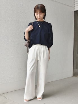 上條さん(レディース・162cm)の秋コーディネート