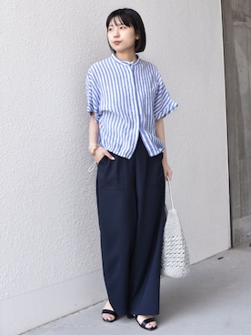 上條さん(レディース・162cm)の夏コーディネート
