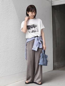 上條さん(レディース・162cm)の夏コーディネート
