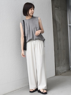 上條さん(レディース・162cm)の夏コーディネート