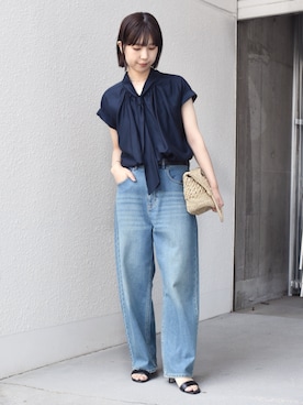 上條さん(レディース・162cm)の夏コーディネート