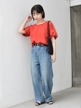 上條さん(レディース・162cm)の夏コーディネート
