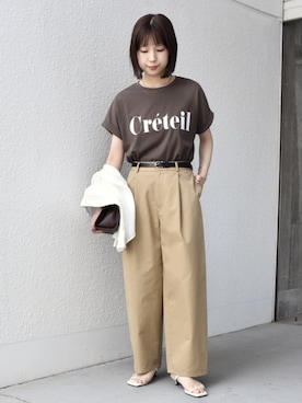 上條さん(レディース・162cm)の夏コーディネート