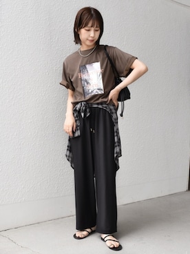 上條さん(レディース・162cm)の秋コーディネート