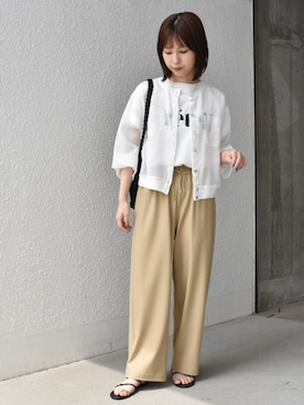 上條さん(レディース・162cm)の秋コーディネート