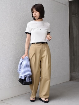 上條さん(レディース・162cm)の夏コーディネート