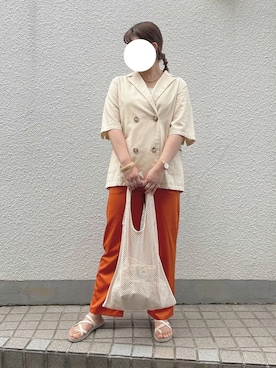 minkylalalaさん（レディース・162cm）の夏コーディネート