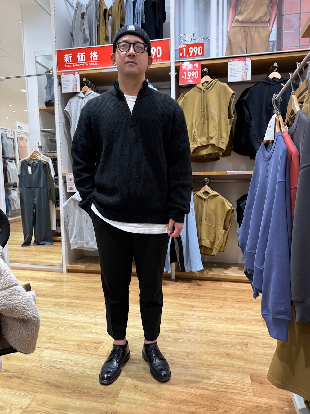 「ショーンハイトのアイテム（ドレスシューズ、ブラック系）」を使った、まさやん（改）さん（メンズ・178cm）の春コーディネートの1枚目の写真