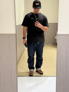 「アイテム（デニムパンツ）」を使った、まさやん（改）さん（メンズ・178cm）の夏コーディネート