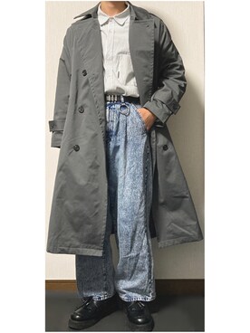 トレンチコートを使った「秋服」の人気ファッションコーディネート - WEAR