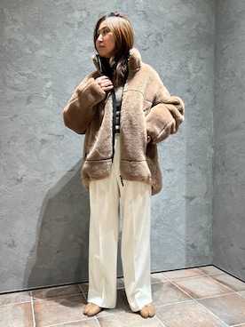 「アイテム（スラックス）」を使った、chaos_kaeさん（レディース・160cm・40代）の秋コーディネート