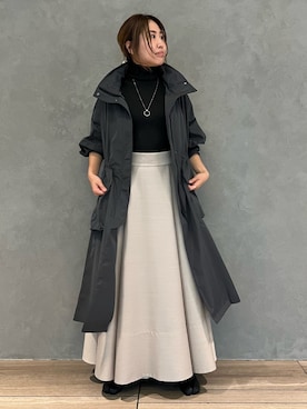 「マルジェラ」｜「アイテム（ナイロンジャケット）」を使った、chaos_kaeさん（レディース・160cm）の秋コーディネート