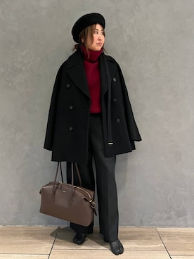 「アイテム（スラックス）」を使った、chaos_kaeさん（レディース・160cm・40代）の秋コーディネート