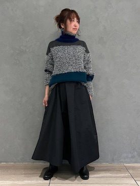 「Chaos（カオス）のアイテム（ブーツ）」を使った、chaos_kaeさん（レディース・160cm）の秋コーディネート