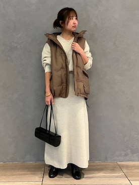 「アイテム（スカート）」を使った、chaos_kaeさん（レディース・160cm・40代）の秋コーディネート