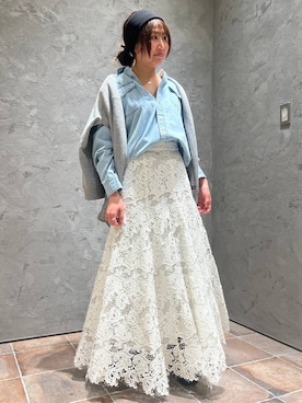 「Chaos（カオス）のアイテム（アクセサリー）」を使った、chaos_kaeさん（レディース・160cm）の冬コーディネート