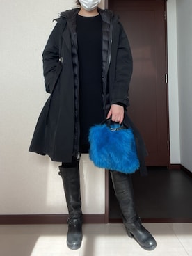 「theory（セオリー）のアイテム（ワンピース/ドレス）」を使った、ろっきー24さん（レディース・165cm）の冬コーディネート