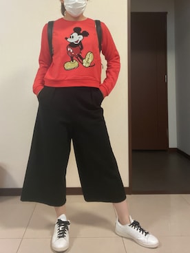 「DIESEL（ディーゼル）のアイテム（その他パンツ）」を使った、ろっきー24さん（レディース・165cm）の秋コーディネート