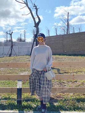 「162cm」｜「アイテム（帽子）」を使った、jennywang8484さん（レディース・162cm）の冬コーディネート