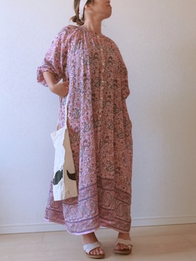 「SHEL’TTER（シェルター）のアイテム（ワンピース/ドレス）」を使った、シロツメクサさん（レディース・155cm）の夏コーディネート