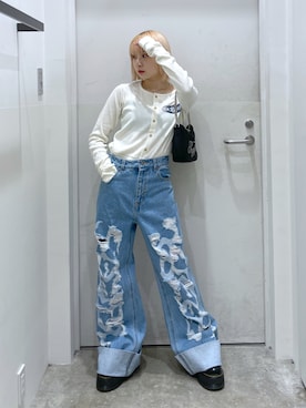 多田花美さん（レディース・150cm）の夏コーディネート