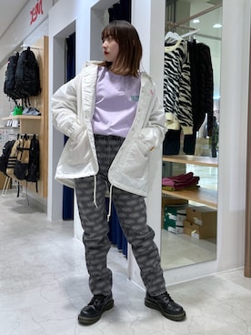 多田花美さん（レディース・150cm）の冬コーディネート