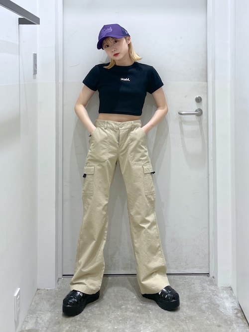 【新品未使用】X-girl MILITARY FLARE PANTS Amazon | [エックスガール] カジュアルパンツ MILITARY FLARE