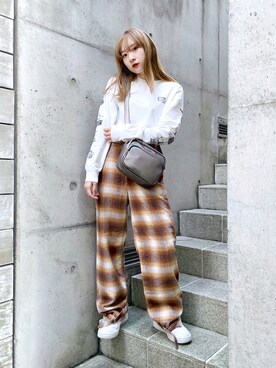 多田花美さん(レディース・150cm)の秋コーディネート