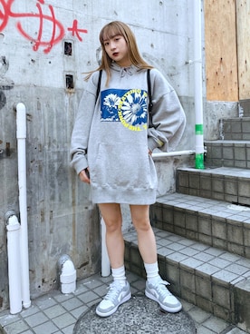 多田花美さん（レディース・150cm）の秋コーディネート