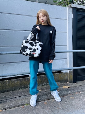 多田花美さん(レディース・150cm)の秋コーディネート