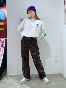 多田花美さん(レディース・150cm)の秋コーディネート