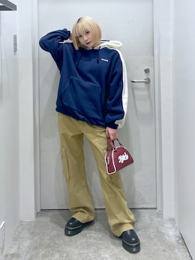 多田花美さん(レディース・150cm)の冬コーディネート