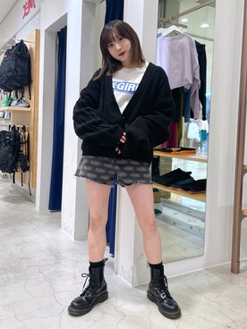 多田花美さん（レディース・150cm）の冬コーディネート