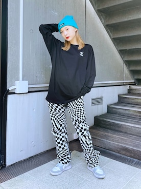 多田花美さん（レディース・150cm）の秋コーディネート