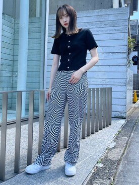 多田花美さん（レディース・150cm）の夏コーディネート